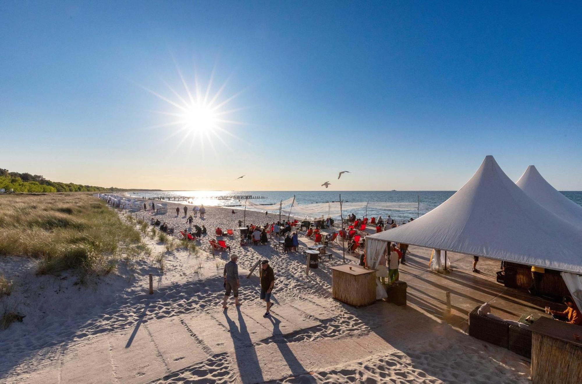 Strandhafer An Der Seebruecke Zingst Buitenkant foto